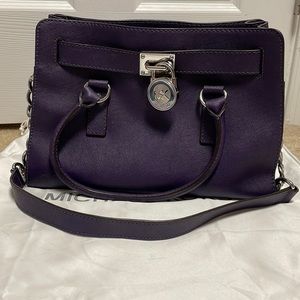 Michael Kors Bags | Michael Kors Hamilton East/West Satchel Iris